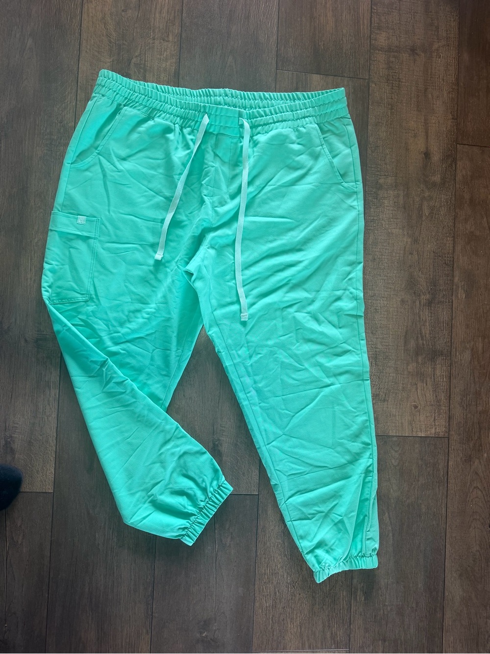 Garde-malade  Mint Green Drawstring Jogger scrub pants xxl nwt